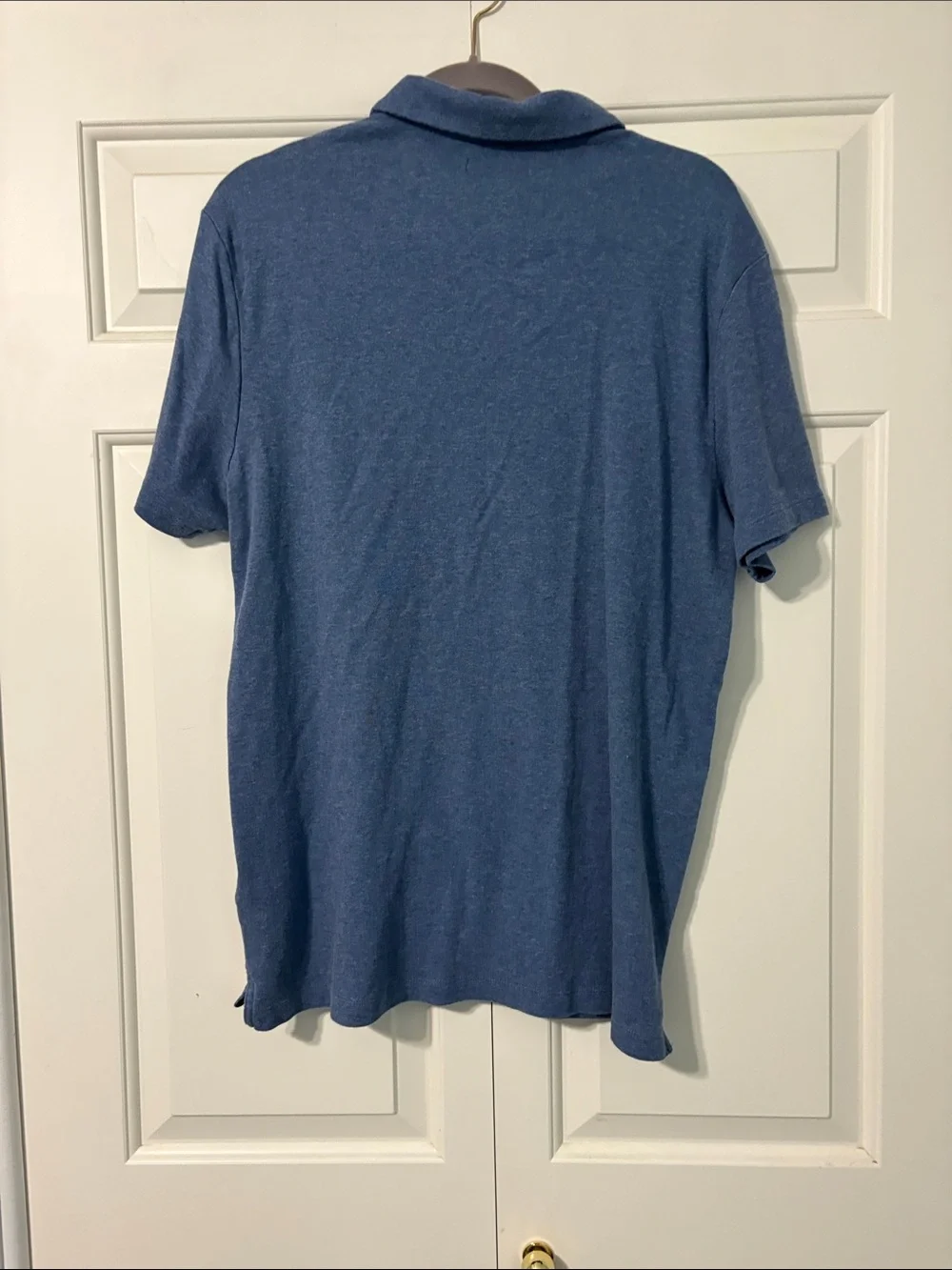 Banana Republic Heathered Blue Men's Polo